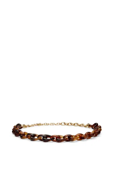 Scanlan Theodore Italian Resin+chain Link Belt In Brown