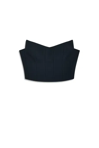 Scanlan Theodore Tailored Bustier In Blue