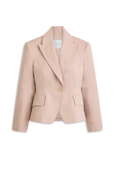 Scanlan Theodore Sateen Tailored Jacket In Pink