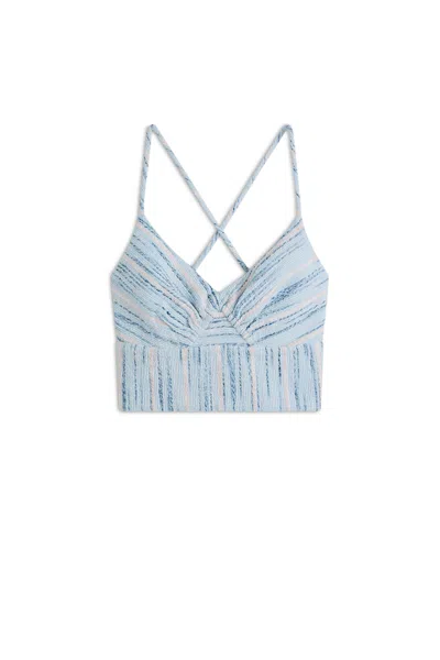 Scanlan Theodore Boucle Camisole In Blue