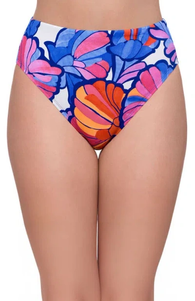 S3 Apparel Smoothing High Leg High Rise Bottom In Blue