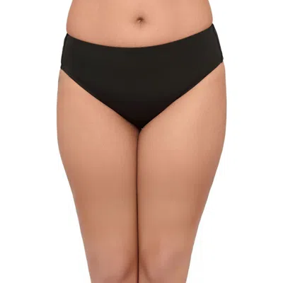 S3 Apparel Smoothing High Leg High Rise Bottom In Black