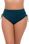 S3 Cinch High Waist Adjustable Bottoms In Dusk Blue