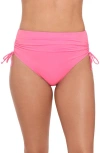 S3 Cinch High Waist Adjustable Bottoms In Hot Orchid