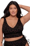 S3 Cinched Adjustable Midkini Top