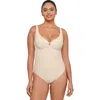 S3 Novelty Texture Underwire One Piece Swimsuit In Pearl