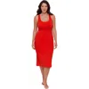 S3 Rib Coverup Dress In Purple