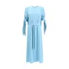 Sa Su Phi Belted Crepe De Chine Maxi Dress In Blue