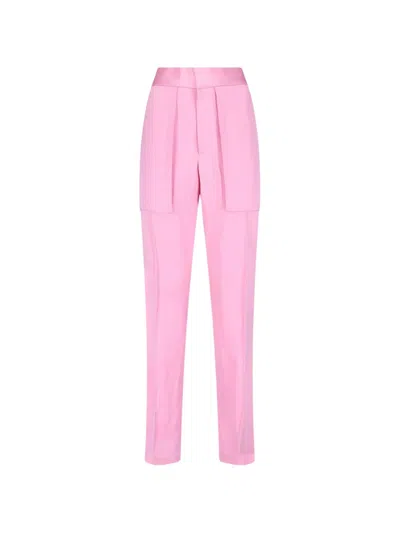 Sa Su Phi Adriana Satin Trousers In Multi