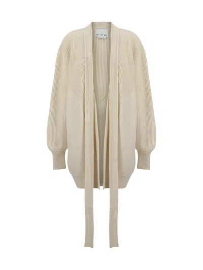 Sa Su Phi Armor Cardigan In White