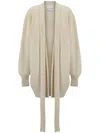Sa Su Phi Armor Cardigan In White