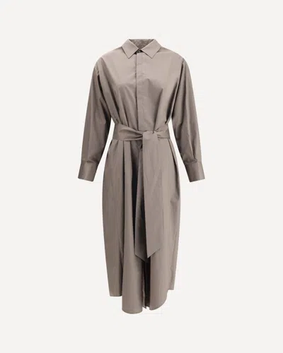 Sa Su Phi Baloon Dress In Brown