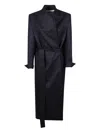 Sa Su Phi Belt Coat In Black