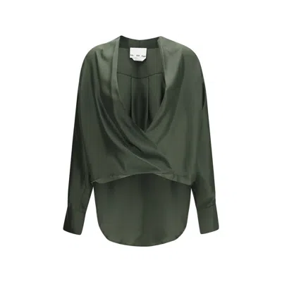 Sa Su Phi Bicolor Silk Blouse