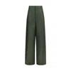 Sa Su Phi Bogart Silk Twill Trousers In Green