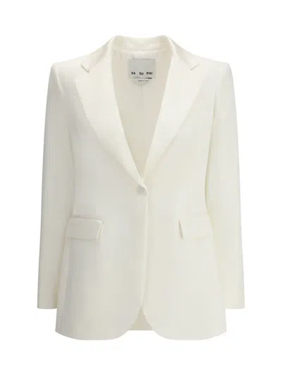 Sa Su Phi Blazers & Vests In White