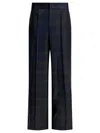 Sa Su Phi Pleated Trousers With Side Pockets And Belt Loops In Blue