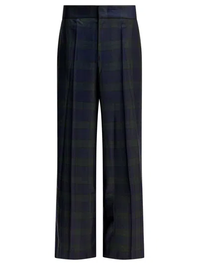 Sa Su Phi Blue Wool Trousers