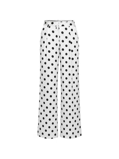 Sa Su Phi Bogart Polka-dot Trousers In White