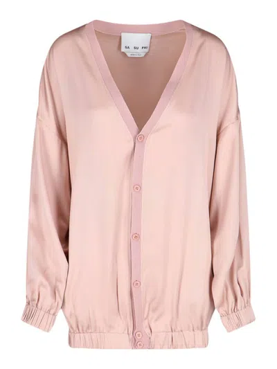 Sa Su Phi Cardigan In Misto Seta