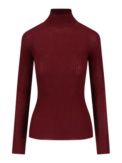 Sa Su Phi Cashmere And Silk Sweater In Red