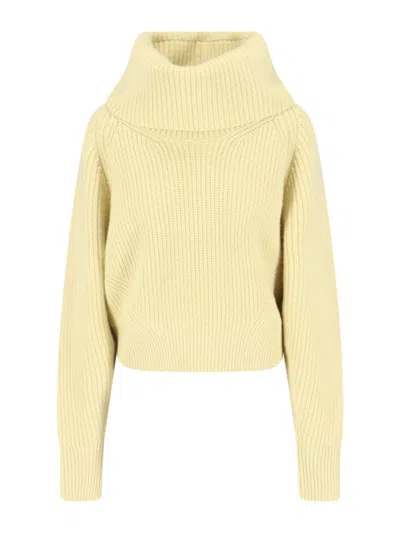 SA SU PHI CASHMERE BLEND HIGH-COLLAR KNIT SWEATER