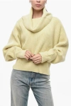 Sa Su Phi Cashmere Blend Turtleneck Pullover In Yellow