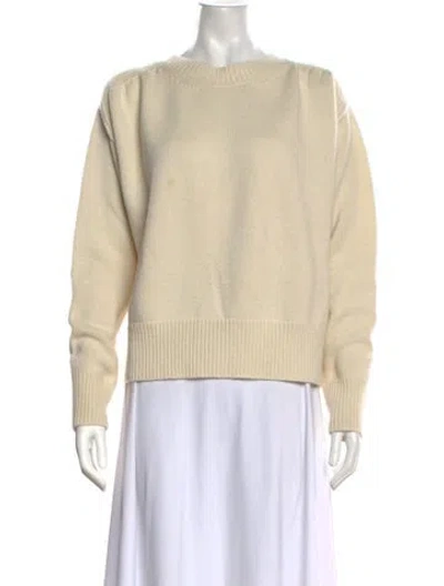 Pre-owned Sa Su Phi Cashmere Crew Neck Sweater In Neutrals