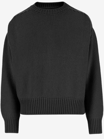 Sa Su Phi Cashmere Jade Sweater In Black