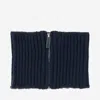 Sa Su Phi Cashmere Knit Cashmere Collar Scarf In Blue
