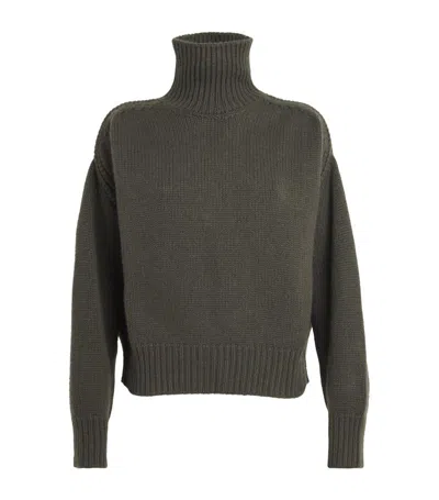 Sa Su Phi Cashmere Rollneck Sweater In Green