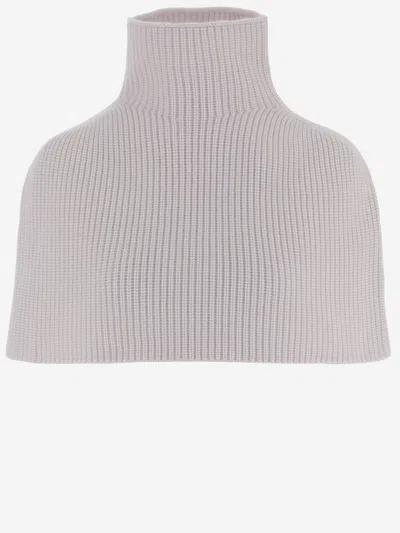 Sa Su Phi Cashmere Shalw In White