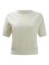 Sa Su Phi Cashmere Top In White