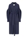 Sa Su Phi Sara Maxi Coat In Blue In Blue
