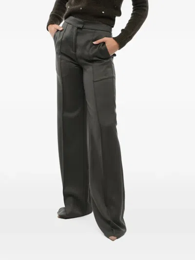 Sa Su Phi Concealed-front-fastening Trousers In Multi
