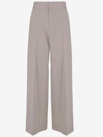 Sa Su Phi Light Beige Cotton Petra Pants In Neutral