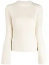 Sa Su Phi Crew-neck Cashmere Jumper In 中性色