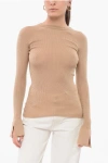 Sa Su Phi Crew Neck Ribbed Cashmere And Silk Sweater