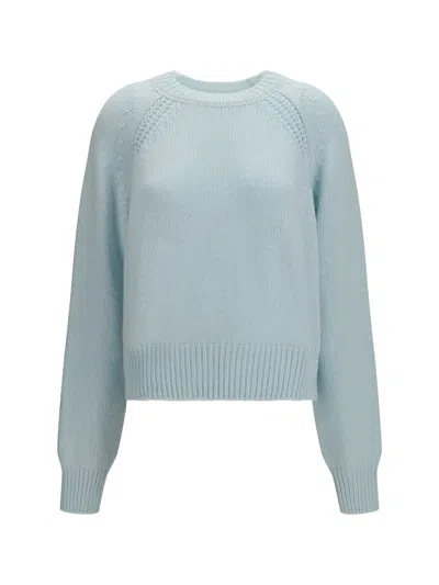 Sa Su Phi Crewneck Cashmere Sweater In Blue