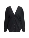 Sa Su Phi Double Side V Cardigan In Black