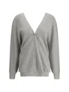 Sa Su Phi Double Side V Cardigan In Ice