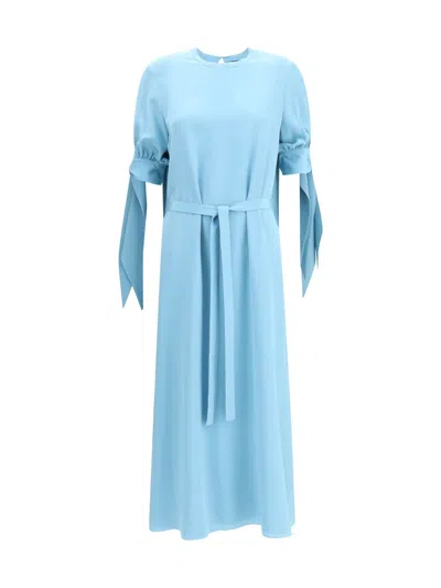 Sa Su Phi Dresses In Blue