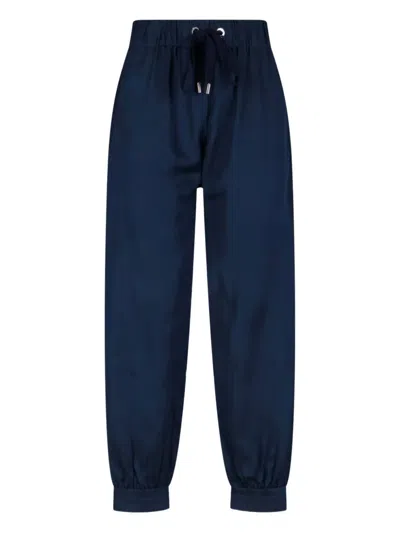 SA SU PHI ELASTICATED-CUFF TROUSERS