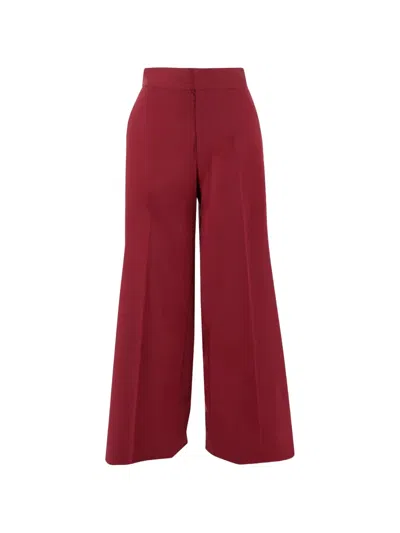 Sa Su Phi Elasticated Trousers In Burgundy