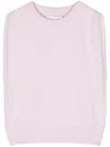 Sa Su Phi Fine-knit Cashmere Vest In Pink