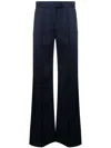 Sa Su Phi Flared Wool Trousers In Blau