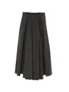 Sa Su Phi Frida Gathered Skirt In Gray