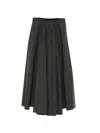Sa Su Phi Frida Gathered Skirt In Gray