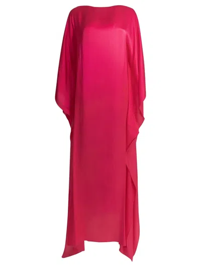 Sa Su Phi Fuchsia Viscose Dress In Multi