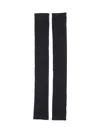 Sa Su Phi Silk And Cashmere Gloves In Black